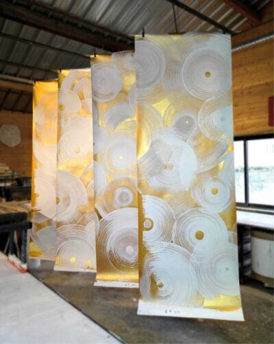 Séchage des métrages du papier Cercle par Atelier d'offard François Xavier Richard